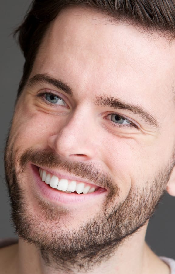 Middle aged man with beard